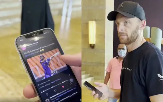 Jos Buttler. (Photo Source: Twitter/Rajasthan Royals)