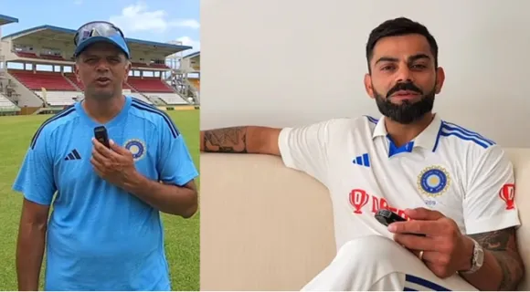 Rahul Dravid and Virat Kohli