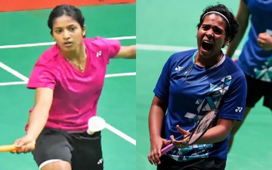 Gayatri Gopichand and Treesa Jolly. (Photo Source: Twitter)