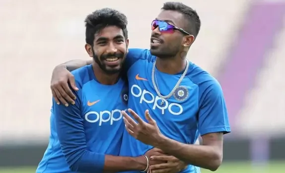 Hardik Pandya and Jasprit Bumrah (Image Source: Twitter)