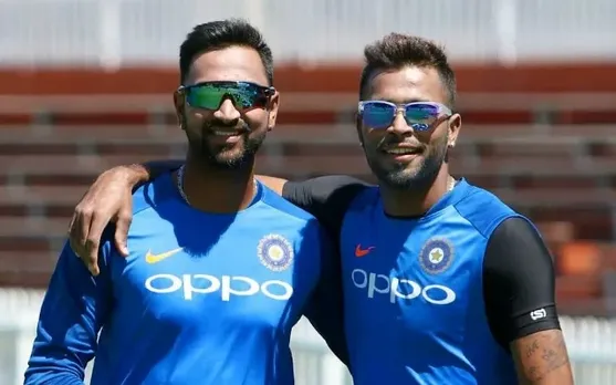 Hardik Pandya and Krunal Pandya. (Photo Source: Twitter)