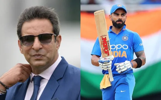 Wasim Akram and Virat Kohli( Image Credit: Twitter)