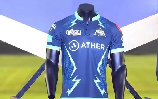 Gujarat Titans New Jersey. (Photo source: Twitter)
