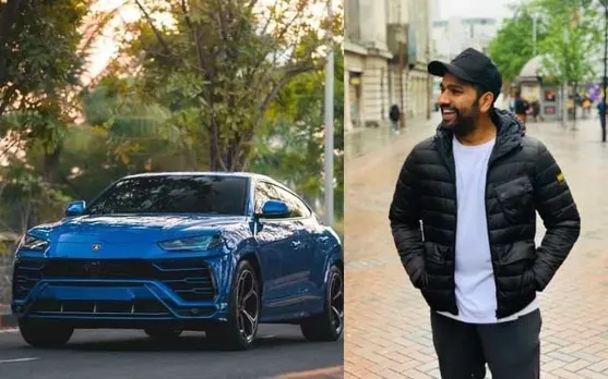 Rohit Sharma. (Photo source: Instagram/Automobili Ardent and Rohit Sharma)