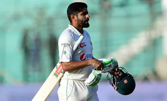 Babar Azam vs SL, 1st Test (Image Source: Twitter)