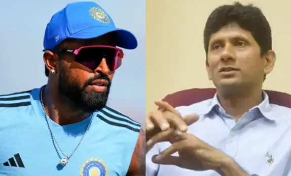 Hardik Pandya and Venkatesh Prasad (Image Source: Twitter)