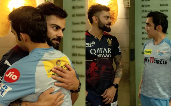 RCB पर जीत के बाद LSG मेंटोर गौतम गंभीर ने विराट कोहली को लगाया गले, फैन्स को सालों पुरानी लड़ाई याद आ गई