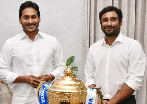 Ambati Rayudu. Andhra Pradesh CM YS Jagan Mohan Reddy