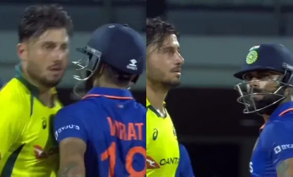 Marcus Stoinis and Virat Kohli (Image Source: Twitter)