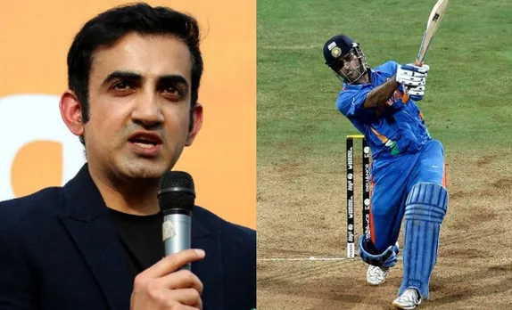 Gautam Gambhir and MS Dhoni (Image Source: Twitter)