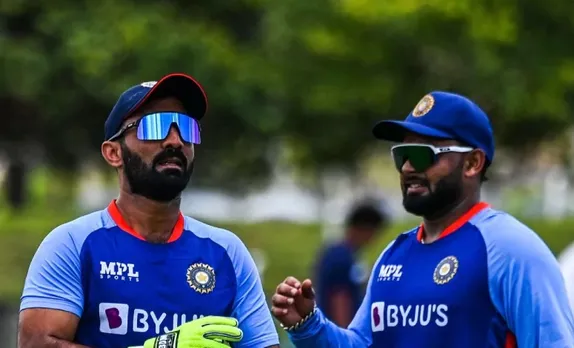 Dinesh Karthik, Rishabh Pant (Image Source: Twitter)