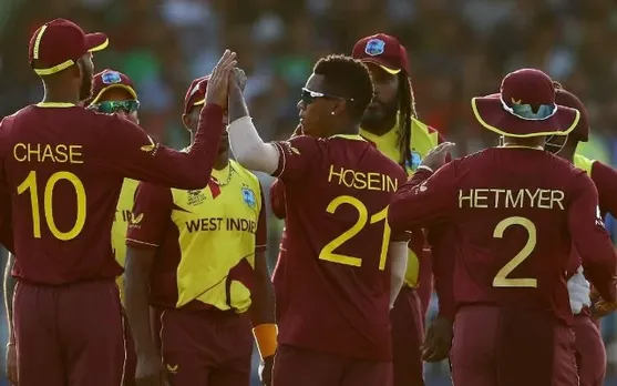 West Indies. (Photo by Matthew Lewis-ICC/ICC via Getty Images)