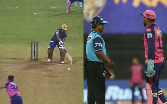 Sanju Samson expressing his anger on umpire. (Photo Source: Twitter)