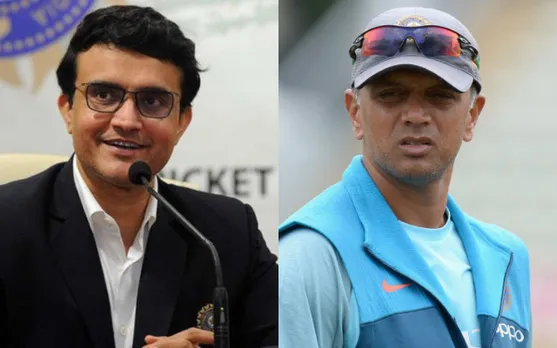 Sourav Ganguly and Rahul Dravid (Image Credit Twitter)