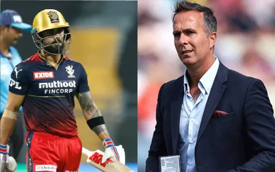Virat Kohli and Michael Vaughan (Photo Source: IPL/BCCI)
