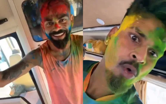 टीम इंडिया होली विराट कोहली
