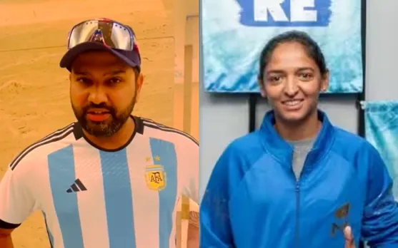 Rohit Sharma and Harmanpreet Kaur (Image Credit: Twitter)