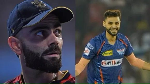 kohli vs naveen