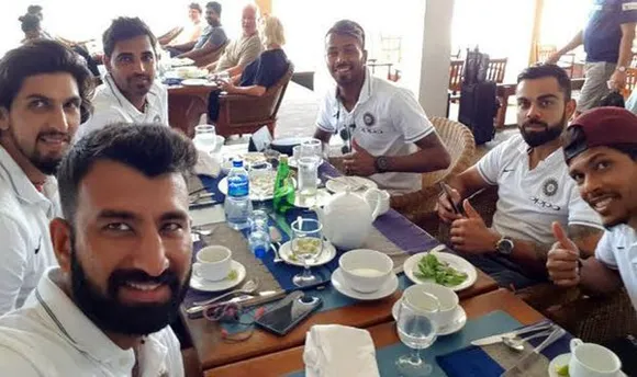 What do players eat during a cricket match