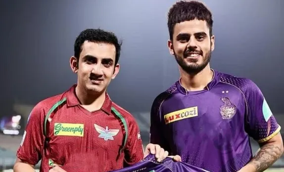 Gautam Gambhir and Nitish Rana
