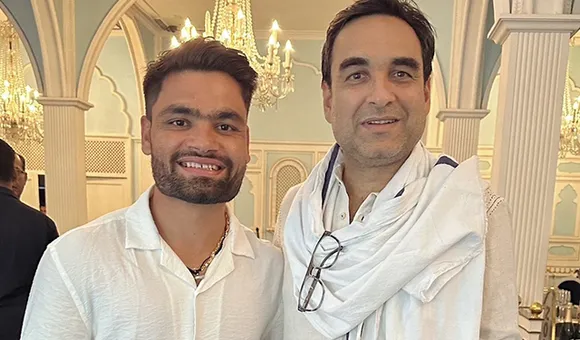 Rinku Singh with Pankaj Tripathi