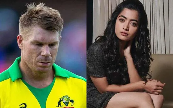 David Warner rashmika mandana