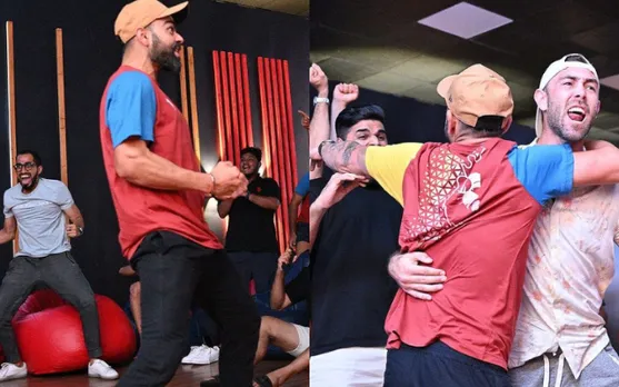 Bangalore players celebrating after qualifying for playoffs. (Photo Source: Instagram)