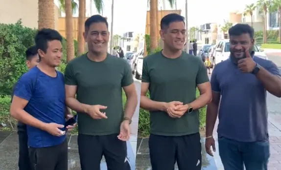 MS Dhoni viral video एमएस धोनी का वायरल वीडियो