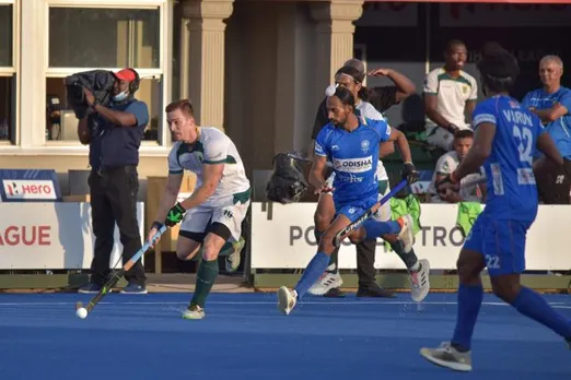 Indian team against South Africa in FIH Pro League. (Photo Source: Twitter)