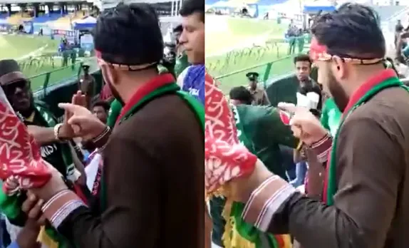 Pakistan and Afghanistan fans during 3rd ODI (Image Source: Twitter)