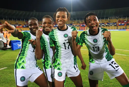 Flamingos defeat Dominican Republic in the U-17 Women's W'Cup; meet US in the q'final.