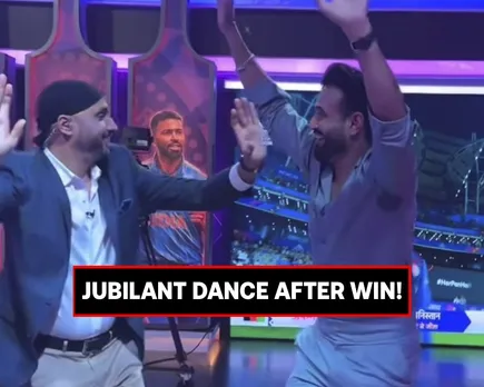 Jubilant dance after win!