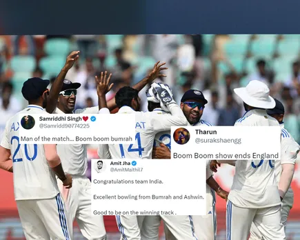 India beat England by 106 runs 