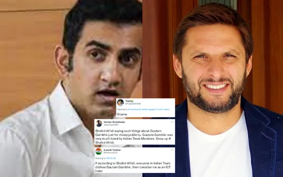 Gautam Gambhir-Shahid Afridi