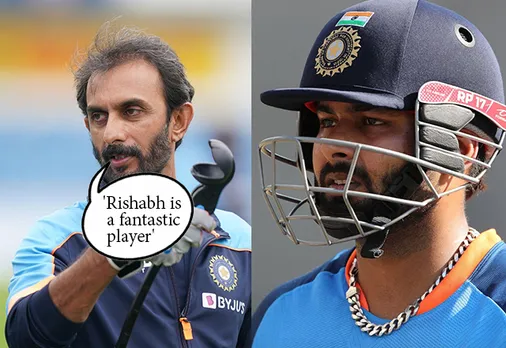Rishabh Pant and Vikram Rathour