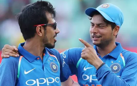 Yuzvendra Chahal and Kuldeep Yadav, ODI World Cup 2023(Source- Twitter)
