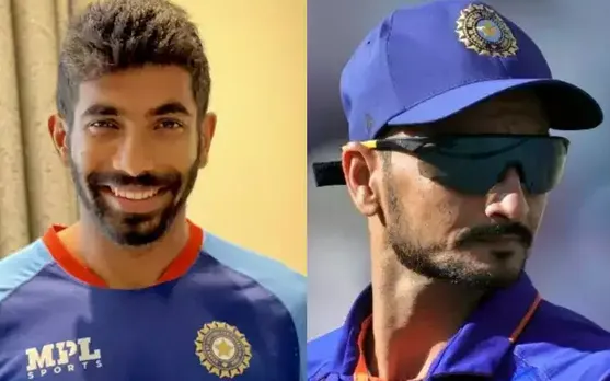 Harshal Patel and Jasprit Bumrah