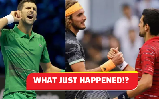 Novak Djokovic and Stefanos Tsitsipas
