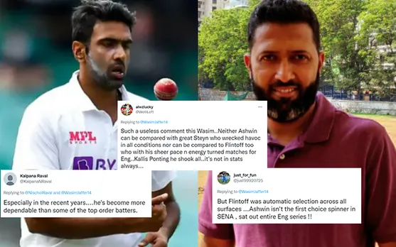 Ravi Ashwin and Wasim Jaffer