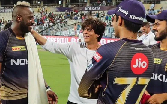 Andre Russell and SRK