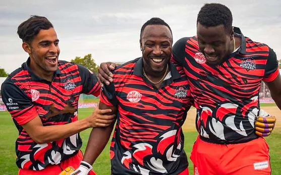 ‘Cheating ki he team ny Russell bhj kr’- Fans react as Andre Russell's last ball six helps Montreal Tigers clinch Global T20 Canada title