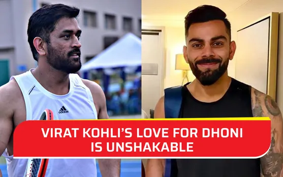 MS Dhoni (left) and Virat Kohli (right)