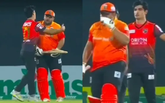 'Ye ni sudhrega'- Fans blasts Naseem Shah for bodyshaming Azam Khan during BPL clash