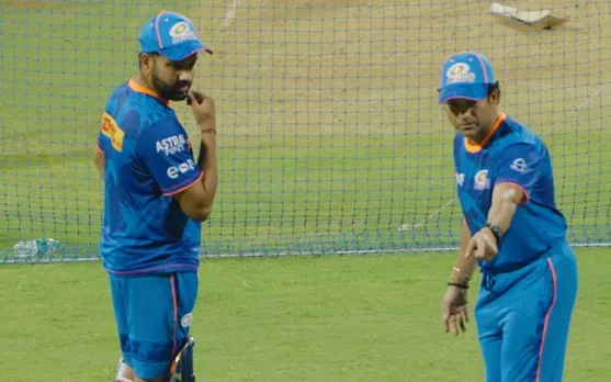 Rohit Sharma & Sachin Tendulkar