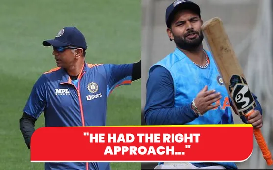 Rishabh Pant and Rahul Dravid