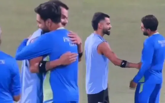 Virat Kohli and Haris Rauf