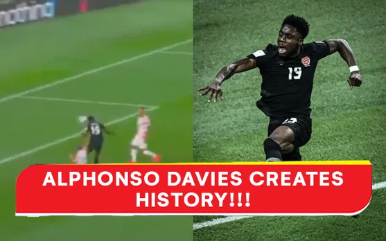 Watch: Alphonso Davies scripts history as he scores first ever goal for Canada in FIFA World Cup