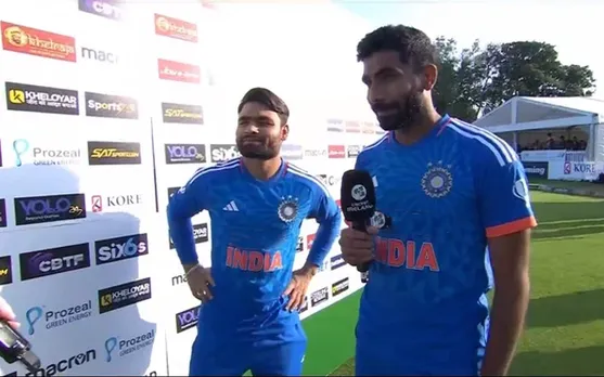 Jasprit Bumrah and Rinku Singh, Morning New Aug 21 (Source-Twitter)