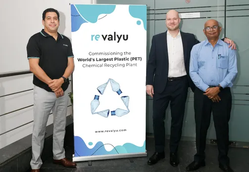 Dr. Vivek Tandon, Founder, revalyu Group , Mr. Jan van Kisfeld , Managing Director , revalyu Group and Mr. Makarand Kulkarni, CEO, revalyu India at the launch of revalyu Resources second plant i.jpg