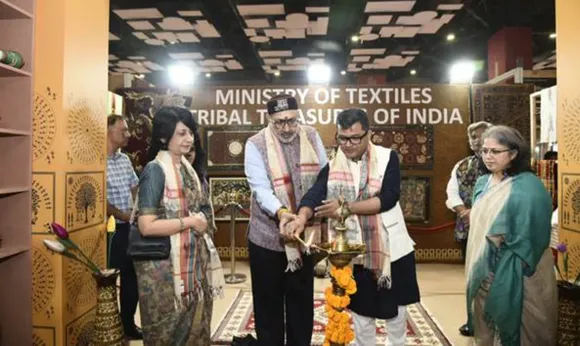 Union Minister of Textiles Shri. Giriraj Singh inaugurated the Textile Pavilion